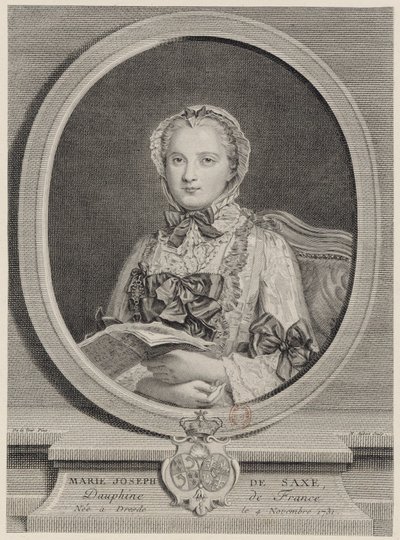 Marie Josèphe, Dauphine of France in 1747 by Michel Aubert